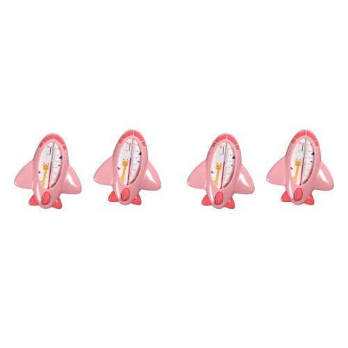 4Pièces Thermomètres Bain Bébé Roses, Jouets Mignons Pour Température 1