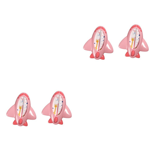 4Pièces Thermomètres Bain Bébé Roses, Jouets Mignons Pour Température 2