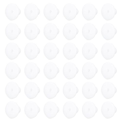 600Pièces Pour Clips D'oreilles Blancs Antidérapants DIY 1