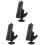 3Pièces Fixation Nylon Noire Durable Pour Détecteur De Kayak 2