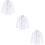 3Pièces Blouse Chef Unisexe Longues Résistante Lavage 8
