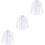 3Pièces Blouse Chef Unisexe Longues Résistante Lavage 4
