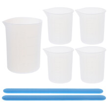 2Sets Silicone Mixing Cup Tool Kit for Epoxy Resin DIY Craft Supplies