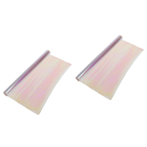 2Pièces Film Adhésif Phare Multi Couleur Étanche Et Flexible 2