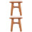 2Pièces Tabourets En Bois Légers Robustes Pour Usage 6