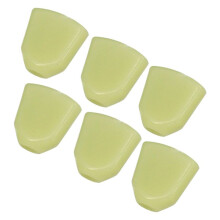 6PCS Tuning Peg Caps Polished Tuner Key with Screws Washer Parts for Acoustic and Electric Guitars,Tuner Cap A