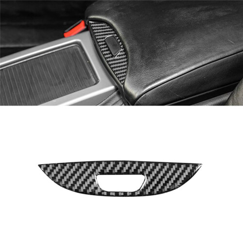 Kolfiber för  X5 E53 2000-2006 Center Console Armstöd Box  Kåpa Trim Interiörtillbehör 1
