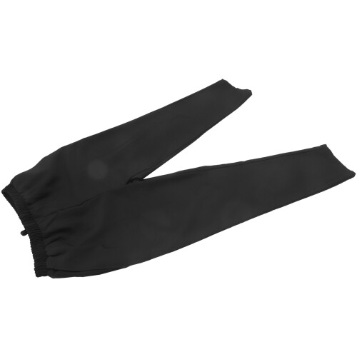 2Pcs Black Chef Uniform Pants Oil-Proof Breathable Polyester Trousers