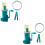 2Sets Hand Operated Durable Knitting Mill Plastic Metal DIY Craft Tool 8