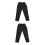 2Pcs Black Chef Uniform Pants Oil-Proof Breathable Polyester Trousers 6
