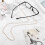 2Pcs White Eyeglass String Holders Pearl Glasses Chains Durable Design 5