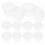 300Pcs White Condiment Containers PP for Sauces and Yogurt 3