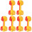 3Pairs Multi Plastic Dumbbells Kids Exercise Barbell 2