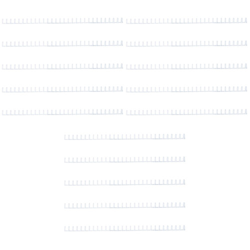 15Pcs White Cuttable Book Hinge for Loose-Leaf Notebooks Use 2