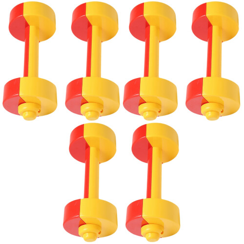 3Pairs Multi Plastic Dumbbells Kids Exercise Barbell 2