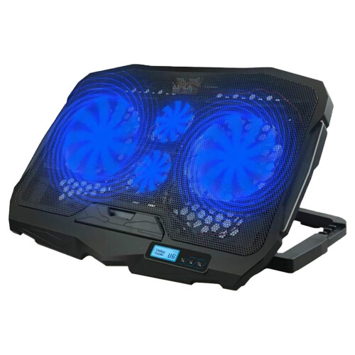 2Pcs Portable Laptop Stand Black Silent Cooler Rack for Computer Use 1