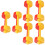 3Pairs Multi Plastic Dumbbells Kids Exercise Barbell 5
