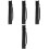 4St Zwarte Draagbare Baseball Bat Opslagtas Van Duurzaam Polyester 5
