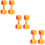 3Pairs Multi Plastic Dumbbells Kids Exercise Barbell 8