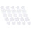 100St Wit Embroidery Mesh Plastic Canvas Met Hart En Vormen 1