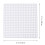 100St Wit Embroidery Mesh Plastic Canvas Met Hart En Vormen 2