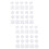 100St Wit Embroidery Mesh Plastic Canvas Met Hart En Vormen 9