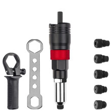 Snoerloze Klinkmachineset 2,4 mm / 3,2 mm / 4,0 mm / 4,8 mm / 6,4 mm Inzetmoer Klinkgereedschap Industriële Elektrische Klinknageladapter