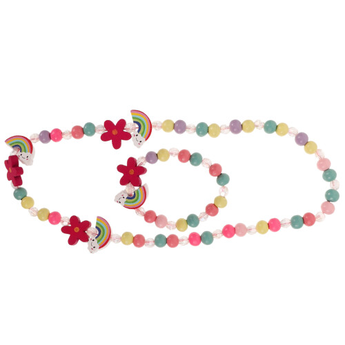 5Sets Ketting Armband Set Multi Kleur Beaded Sieraden 1