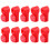 30St Lichtgewicht Rood Peg Hook Lock Voor Winkelbeveiliging 1