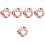 5Sets Ketting Armband Set Multi Kleur Beaded Sieraden 6