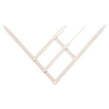 7St Rvs Wenkbrauwlinialen Gouden Ratio Meetinstrument Duurzaam