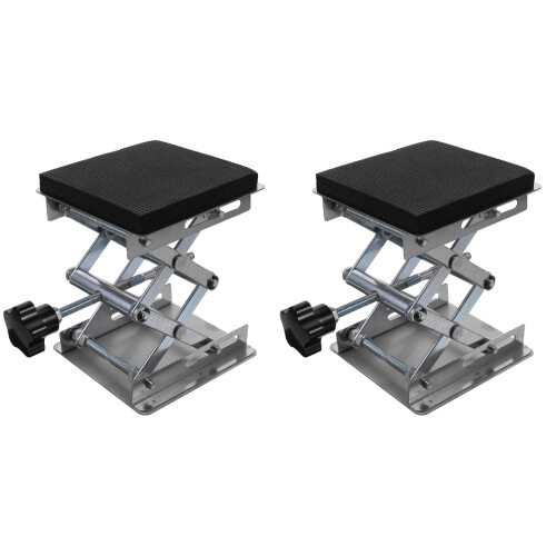 2St Stevige Zwarte Mini Schaarwagen Tillift Platform 2