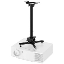 Neomounts CL25-540BL1 Plafondsteun voor projector, hoogte verstelbaar, draaibaar, kantelbaar, mobiel