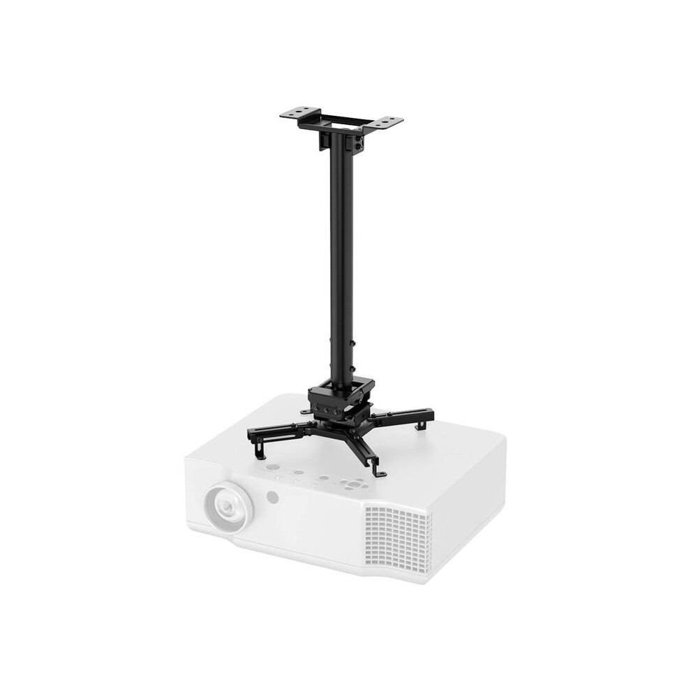 Neomounts CL25-540BL1 Beamer Deckenhalterung - H 60,5-90,5 cm - einfache Installation - volle Bewegung, Zimmerdecke, 35 kg, Schwarz, Stahl, 605 - 905 mm, -8 - 8° - Image 6
