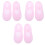 3Paren Comfortabele Roze Boot Socks Voor Dames Sebs -Glijdend 3
