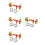 4Sets Vouwfiets Easy Wheel Extender Aluminium Rood Rugged 11
