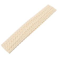 1St Beige Duurzaam Katoenen Borduurkant Voor DIY Jurken En Haarstrik