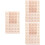 3St Duurzame Beige Clay Wood Socket Voor Display Home 6