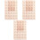 3St Duurzame Beige Clay Wood Socket Voor Display Home 3