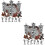 2Sets Kinder Militaire Model Speelgoed Set Duurzaam En Decoratief 7