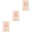 3St Duurzame Beige Clay Wood Socket Voor Display Home 5