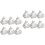 12St Witte Keramische Chopsticks Rest, Konijnvorm 4