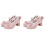 2Paren Roze Dames Vrouwenschoenen 3
