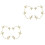 4Pièces Cuff Dorés Usage 4