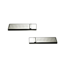 Para Swift ZC/ZD 2024 Tampa Do Peitoril da Porta Do Porta-Malas Placa Do Para-Choque Traseiro Acessórios Externos em Aço Inoxidável Prata