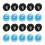 400St Microfoon Hoezen Multi-Kleur Non-Woven Beschermers Anti-Splash 9