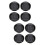 8St Splashproof Camera Lensbeschermers Zwart Met Ringhaak 7