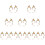 10Paren Koperen Elf Oorclips Ear Cuffs Mode Multi Cosplay 7