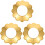 3St Gouden Legering Wierookbrander Hoed Voor 4