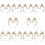 10Paren Koperen Elf Oorclips Ear Cuffs Mode Multi Cosplay 4